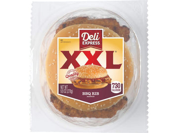 Deli Express XX Large Barbecue Rib Sandwich -- 6 per case.