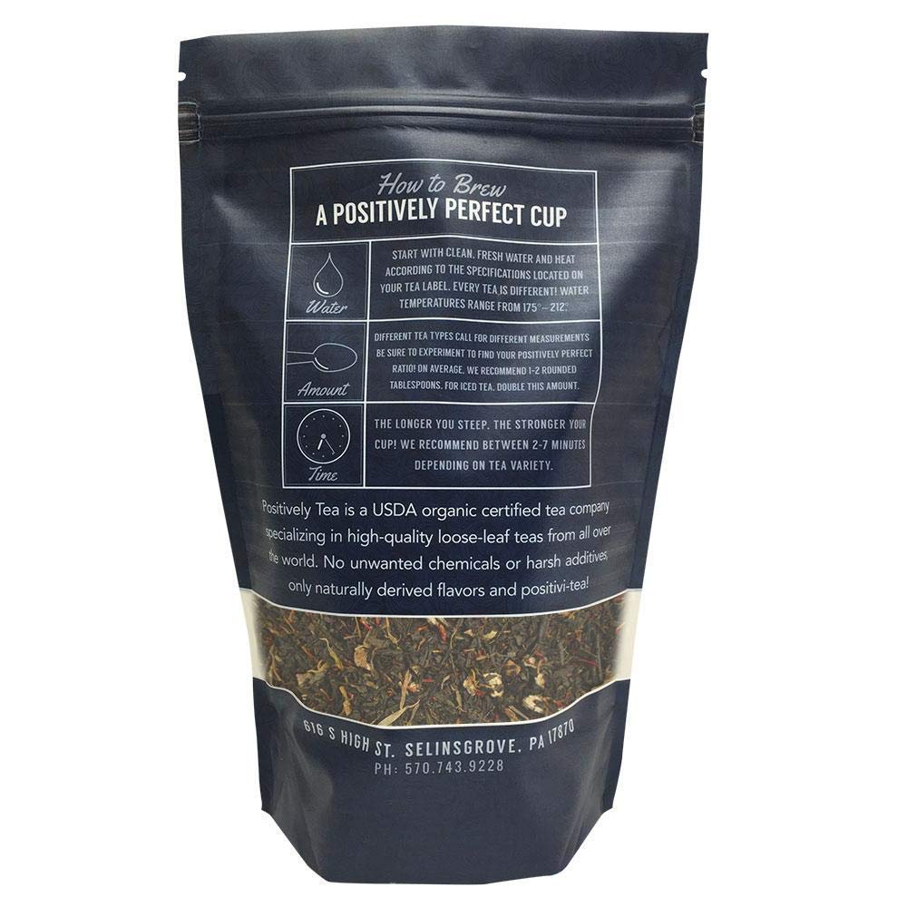Organic Positively Tea Company, Green Tangerine, Green Tea, Loose Leaf, 16 Ounce