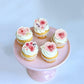 40 Pack Edible Flower Cupcake Toppers Edible Wafar Paper Spring Bridal Engagement Baby Shower Birthday Party Drink Toppers Anniv