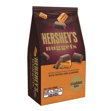 HERSHEYS Nuggets Milk Chocolate with Toffee and Almonds, 10.56 Oz (Pack of 3)
