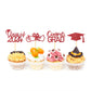 2024 Graduation Cupcake Toppers, Class Of 2024 Cupcake Toppers For Graduation Decorations, Congrats Grad Graduation Cake Decorat