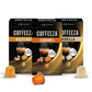 Coffeeza Flavoured Variety Pack Aluminium Coffee Capsules Caramel, Hazelnut And Vanilla (30 Pods)