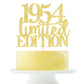 Limited Edition 1954 Cake Topper 71Th Birthday Happy Birthday Cake Topper Men And Women Cheer 71Years Old Handmade Golden Glitte