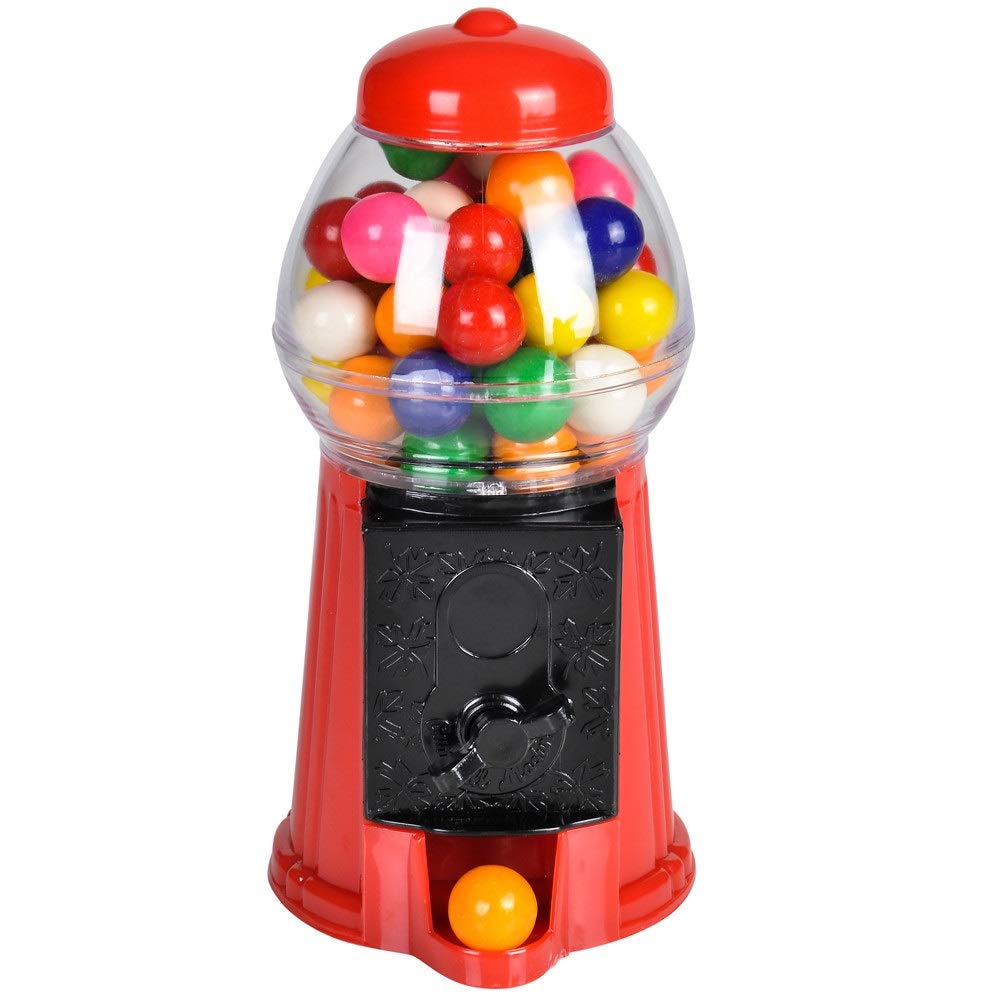 6.5'' Bubble Gum Gumball Machine (12 Pack)