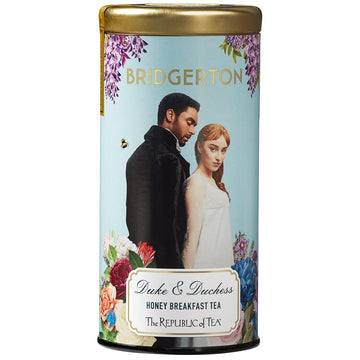 The Republic Of Tea - Bridgerton Duke & Dutchess, Honey Breakfast Tea, 36 Tea Bags