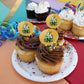St. Norbert College Secondary Logo Cupcake Picks Toppers Decoration Set Of 6