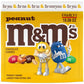 M&MS Peanut Milk Chocolate Candy, Family Size, 18.08 oz Resealable Bulk Bag