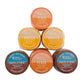 Ra  Ces Del Huerto. Amaranth Wafers Thins-Obleas - Low Calorie Snack. (Peach, Vanilla, And Chocomint), 6 Pack)