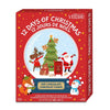 Gourmet du Village Advent Calendar Gift Box, 12 Christmas Season Single-Serve Hot Chocolate Mixes in Assorted Flavors