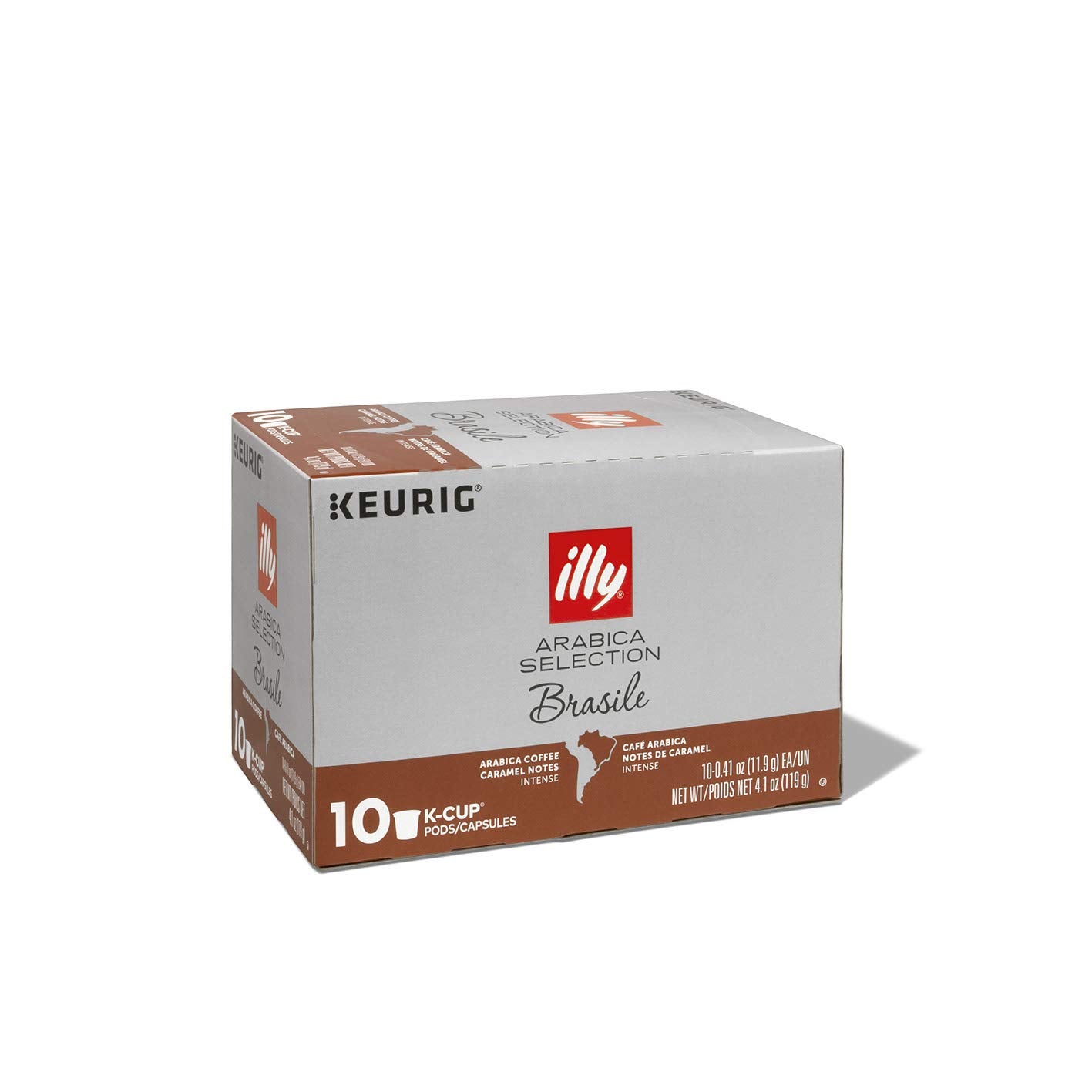 Illy Coffee K-Cups - Compatible Pods For Keurig Coffee Maker - Brasile & Columbia - Single Origin Roasts - Variety - 10 Count (P