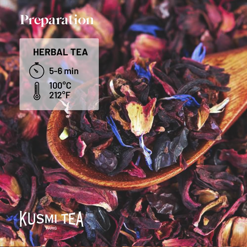 Kusmi Tea - Iced Teas Gift Set - Sampler Assortment Variety Box - Organic Teas - Gift Idea For Men And Women - Flavored Infusion