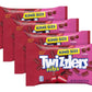 Licorice Candy Nibz - Cherry Flavored  4 x 4.28oz King Size Bags (17.12oz Total) - Chewy Red Bites  Low Fat  Retro Sweet Snack  Kosher  Halloween