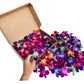 Sunne Tropical Fresh Orchid Loose Bloom - 100 RAINBOW, DIY Lei Decoration, Model: orchidclub-bloom