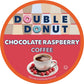 Double Donut Coffee Pods, Medium Roast, Chocolate Raspberry Flavor, 20 Count, Compatible with Keurig K Cups