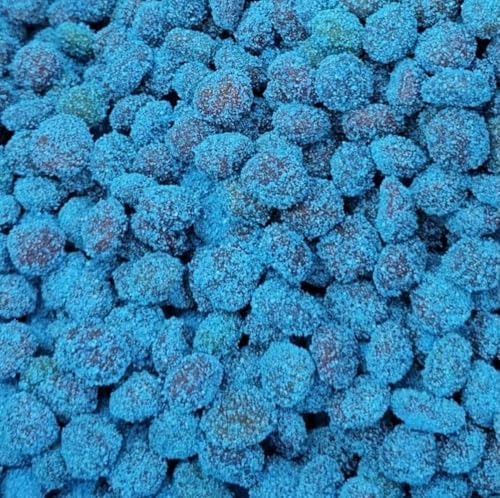 CandyLand USA Sour Blue Raspberry Gushers - Extremely Sour Gummies, Small Size, Irresistible Tangy Flavor