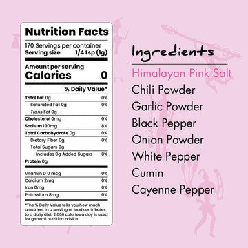 Paleo Powder All Purpose Seasoning with Himalayan Pink Salt | The Original Paleo Food Seasoning with Pure Himalayan Salt for all