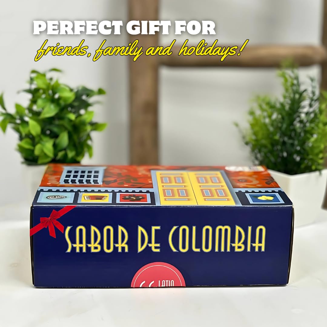 Colombian Assortment Candy Food Sweet Snacks Gift Crate Box Assorted Cookies, Chips & Candies Mix Variety Pack, Popular Sweets,