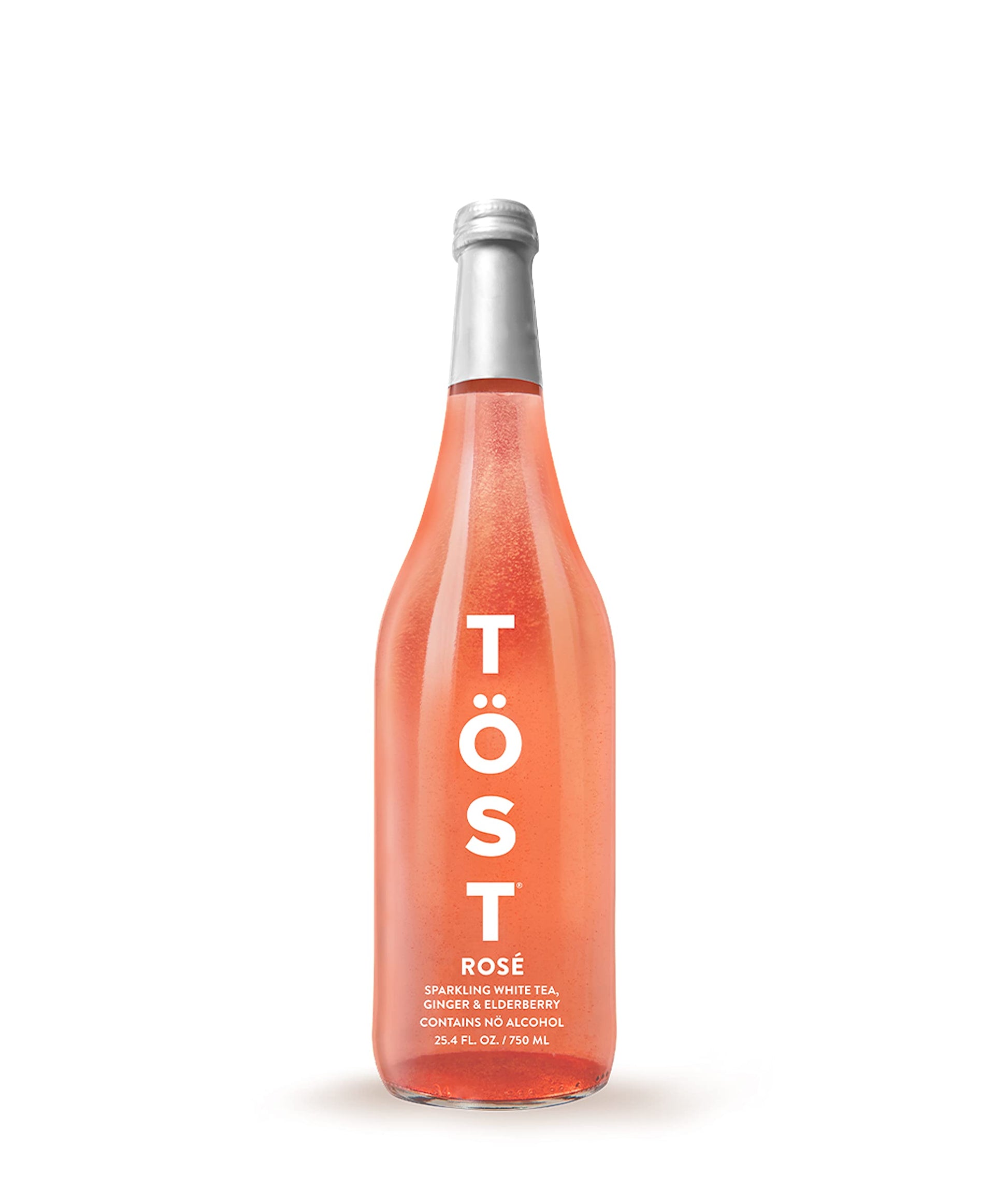 Tost Rose All-Natural Beverage-Style-Free Sparkling Beverage  25.4 Fl Oz (Pack Of 3)