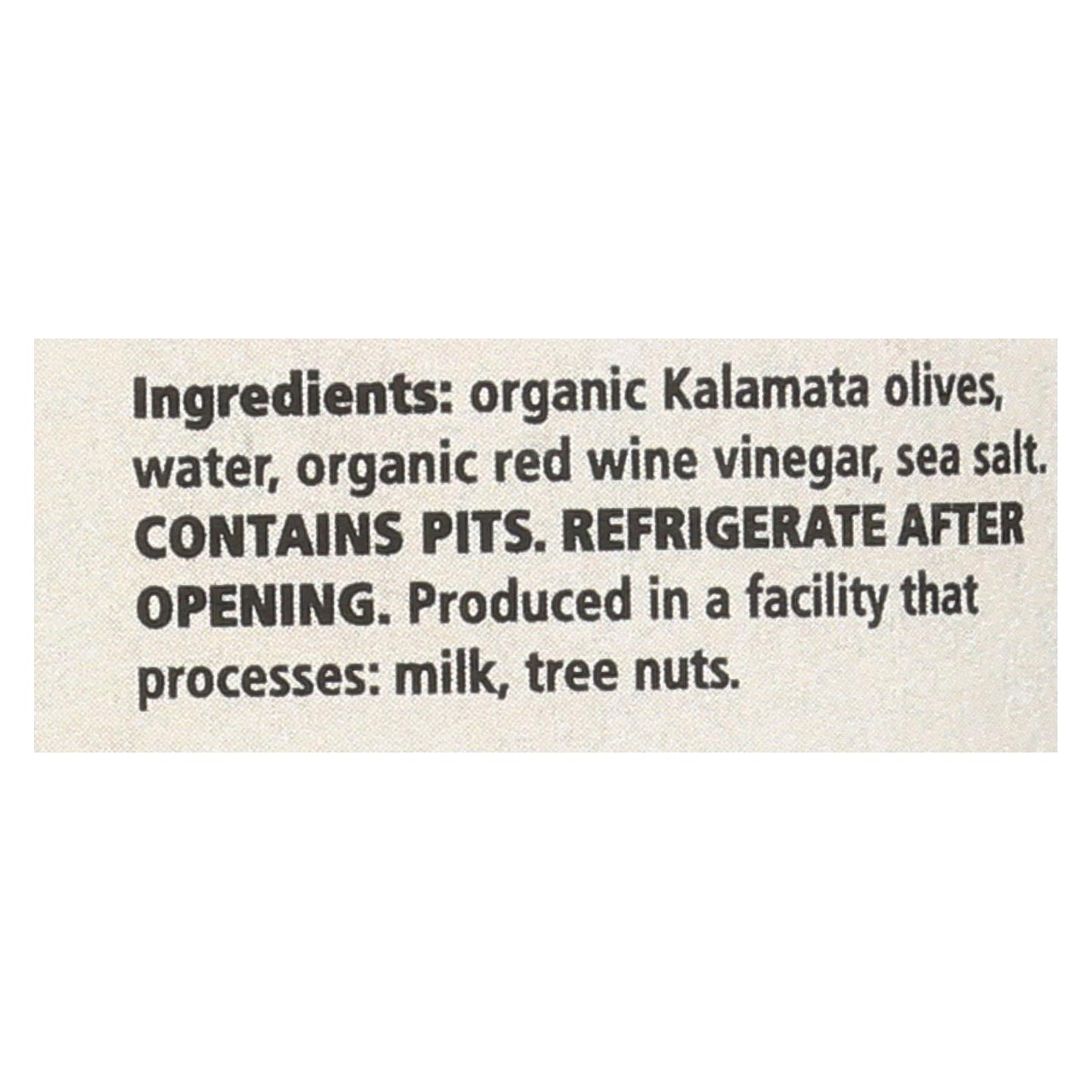 Divina Organic Kalamata Olives, 6.3 Oz. (Case Of 6)