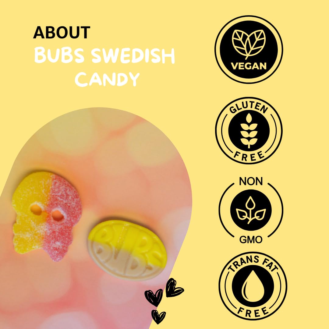 Sweet And Sour Swedish Candy - Fresh Viral Treats Imported From Sweden - Includes Iconic Bubs And The Original Swedish Fish - Au