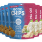 Good Chips Cauliflower Aged Cheese - Baked, No Oil - High Protein, Guilt Free Healthy Snacks - 1.23 oz, Pack of 6