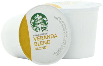 Starbucks Veranda Blend Coffee K-Cup Pods, Blonde Roast Ground Arabica Coffee K-Cups For Keurig Brewing System, 24 Ct K-Cup Pods