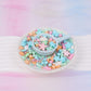 Mermaid Sprinkle, Pastel Sugar Edible For Cake Decorating, Mix Starfish, Shells, Fishes, Beaches And Ocean Themes For Baking, Ic