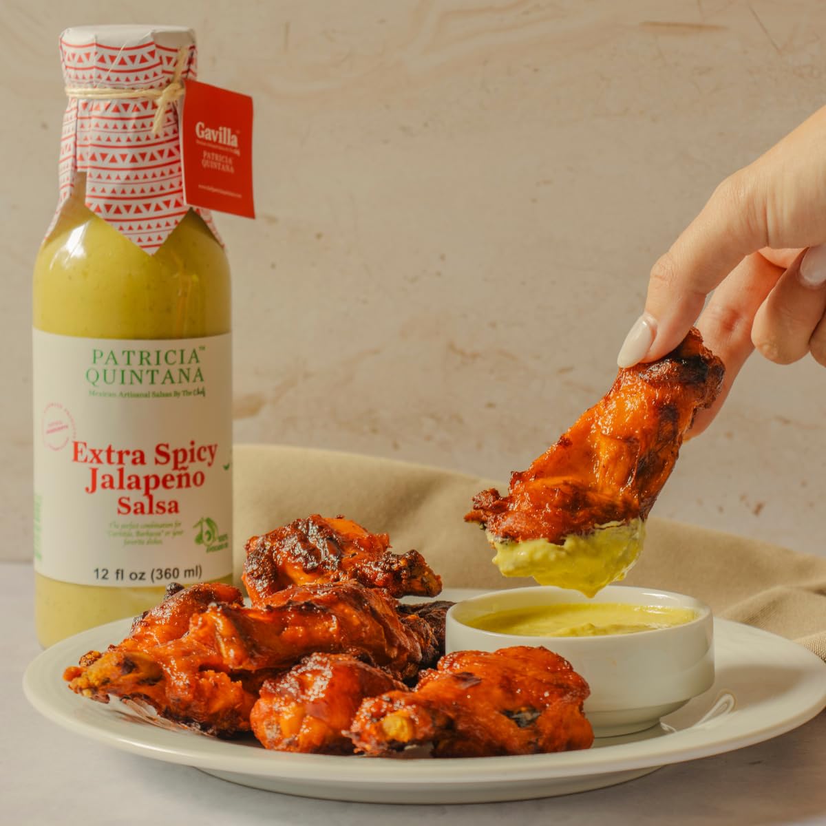Patricia Quintana Extra Spicy Jalapeo Salsa - Authentic Artisanal Mexican Ingredients - Perfect Topping To Your Tacos, Burritos,