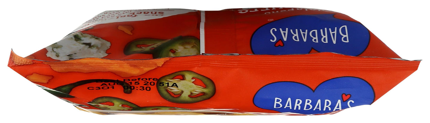 Barbaras Bakery, Puffs Cheese Jalapeno, 7 Ounce