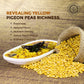 Pride Of India - Pack Of 6 - Indian Split Yellow Pigeon Peas - Protein & Fiber Rich Toor (Arahar) Dal, 1.5 Pound Jar