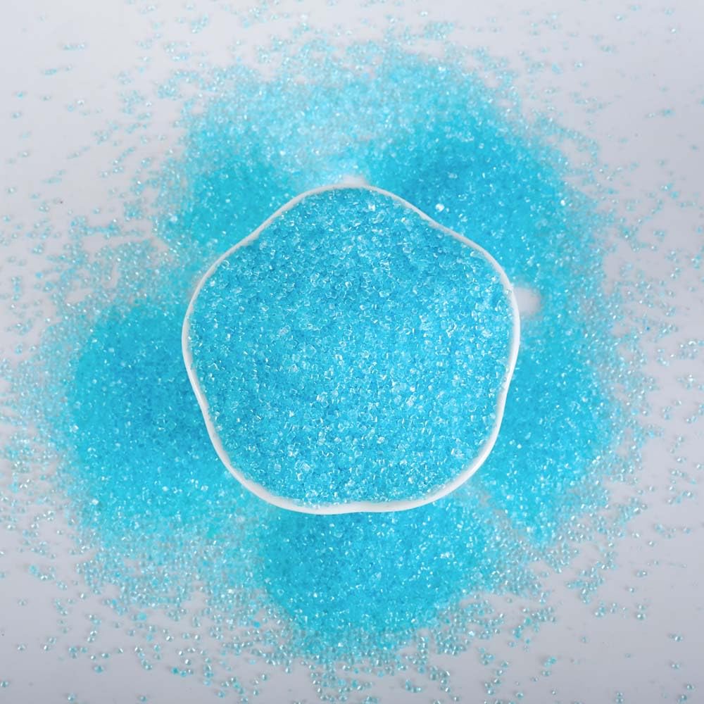 Kasvan Blue Sanding Sugar Sprinkles - Edible Sugar Crystals, Baking Cake Decorations, Ice Cream Toppings Cupcake Decorating, Wed