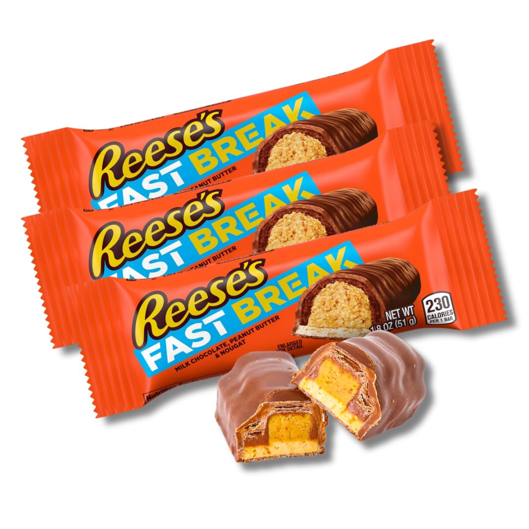Classic Full Size Candy & Candy Bars - Gift Packs Of 3 By Lyzas Sweets &   (Fast Break)