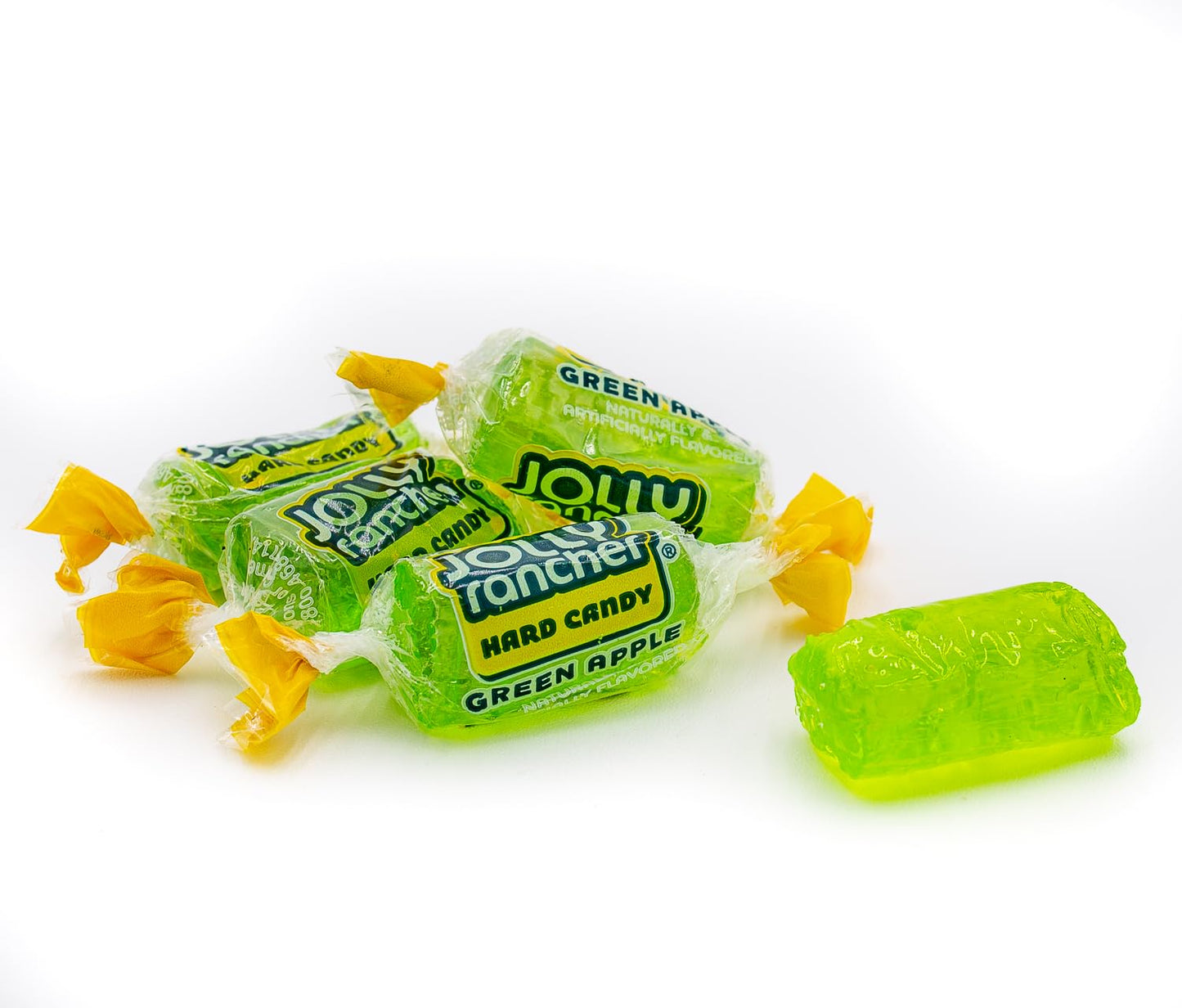 Jolly Rancher Hard Candy Green Apple Original Flavor 1 Lb - Bulk Bag, Individually Wrapped (74 Pieces)