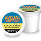 Kauai Coffee K-Cup Pods, Medium Roast, Banana Crème Flavor, 10 Count, Compatible with Keurig malt-inspired