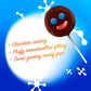 RICOLINO Mini Paleta Payaso Lollipop - Chocolate Covered Marshmallow, 15 Count, Multicolor