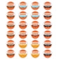 KUPIX Dunkin Donuts K-Cups Variety Pack - Original, Dark, Caramel, Hazelnut, French Vanilla - 24 Count for Keurig malt-inspired