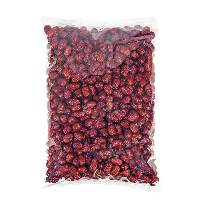Nestlady Enhanced Jujube Date, Chinese Red Date, (Hong Zao), ??, 100% Natural, Improve Sleep, Health Snack, Dried Fruit, Sweet And Chewy Net Weight: 5Lb, Harvested In China,Packed In Usa