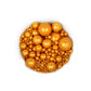 Gold Edible Pearls Sugar Sprinkles 4.58 Oz, Gold Pearls For Cake Decorating, Gold Sprinkles Edible, Gold Sprinkles For Cupcakes