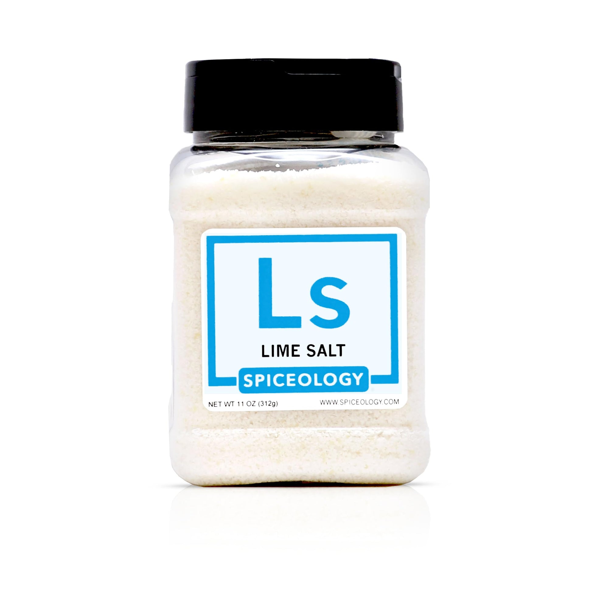 Spiceology - Lime Salt - Tangy Citrus Sea Salt Seasoning For Mixed Flavors  Margaritas  Guacamole  Tacos  Grilled Meat  Fruit & More - Finishing & Rimming Salt - 11 Oz