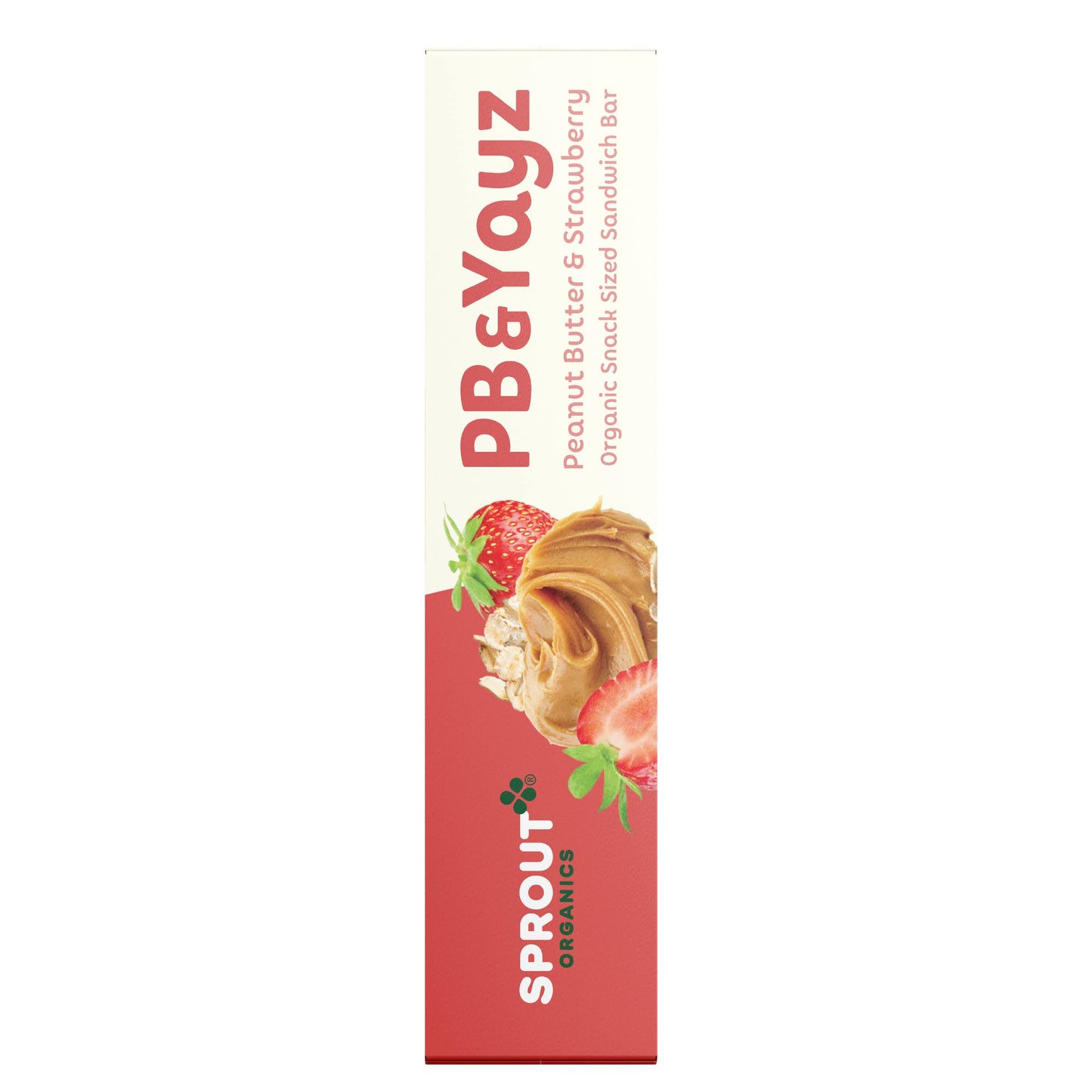 Sprout Organics, Pb & Yayz Toddler Snack Bars, Peanut Butter & Strawberry, 5 Individual Bars 1.02 Oz Each (6-Boxes)