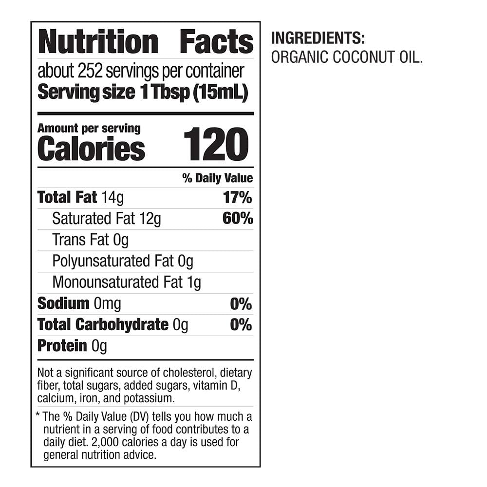 BetterBody Foods Refined Organic Coconut Oil with Neutral Flavor and Aroma  Non-GMO  Cooking Oil  1 Gallon