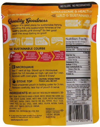 Sea Fare Pacific Seafood Bisque, 9 Ounce (Pack of 8)