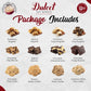 Dulcet Gift Basket Gourmet Brownie And Cookie Snack Signature Gift Basket-Includes A Variety Of Pastries In An Elegant Hand Assembled Tin Box, Great For Christmas, Happy Holidays For Friends, Family, Workers, And Colleagues