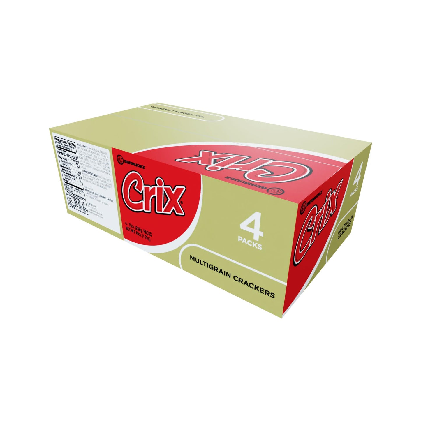 Crix Multigrain ers - 12 Individually Wrapped Rolls (4 x 3 Packs) | Crispy Caribbean-Style Multi Grain ers