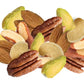Dry Roasted Deluxe Mixed Nuts With Himalayan Salt (1 Lb.) - A Super Tasty Mix Of Almonds, Brazil Nuts, Cashews, Pecans & Pistachios - Farm Fresh Nuts Brand
