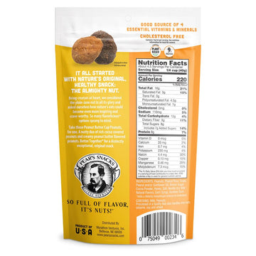 Peanut Butter Cup Flavored Peanuts | Pack Of 6 | 5 Oz. | Natural Cocoa Covered | Perfect Medley Of Sweet & Salty