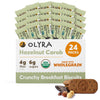 Olyra Organic Breakfast Biscuits - Hazelnut Carob - Healthy Snacks for Adults - Office Snacks - Healthy Cookies - High Fiber Sna