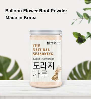 Lenith Korean Dried Balloon Flower Root Powder Bellflower For Broth And Smoothies In Plastic Jar/Total 0.28Lb