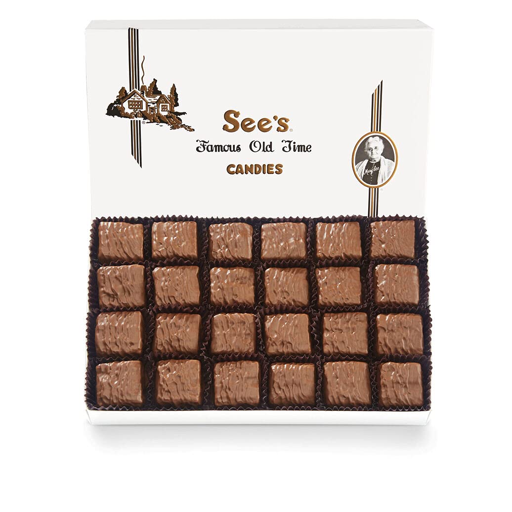 See'S Candies 1 Lb Milk California Brittle (White Wrap)