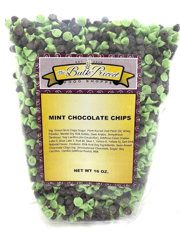 Mint Chocolate Chips (1lb. Resealable Zip Lock Bag)